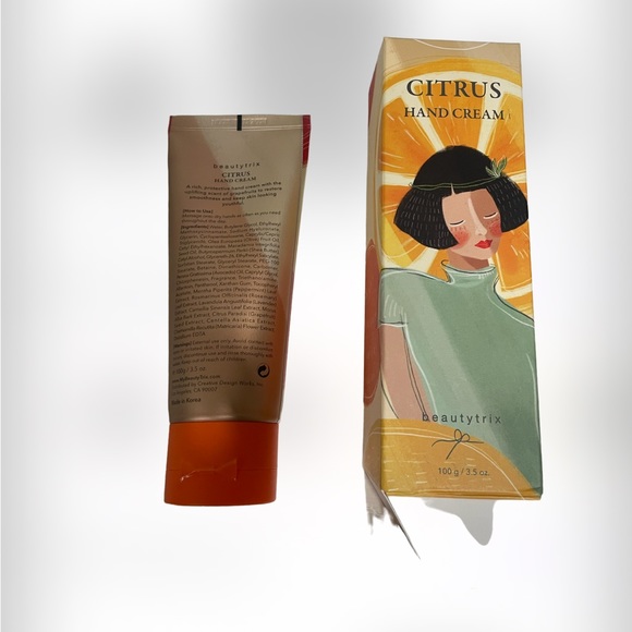 BEAUTYTRIX rich and uplifting Citrus hand cream tube size 3.5oz - Picture 5 of 8